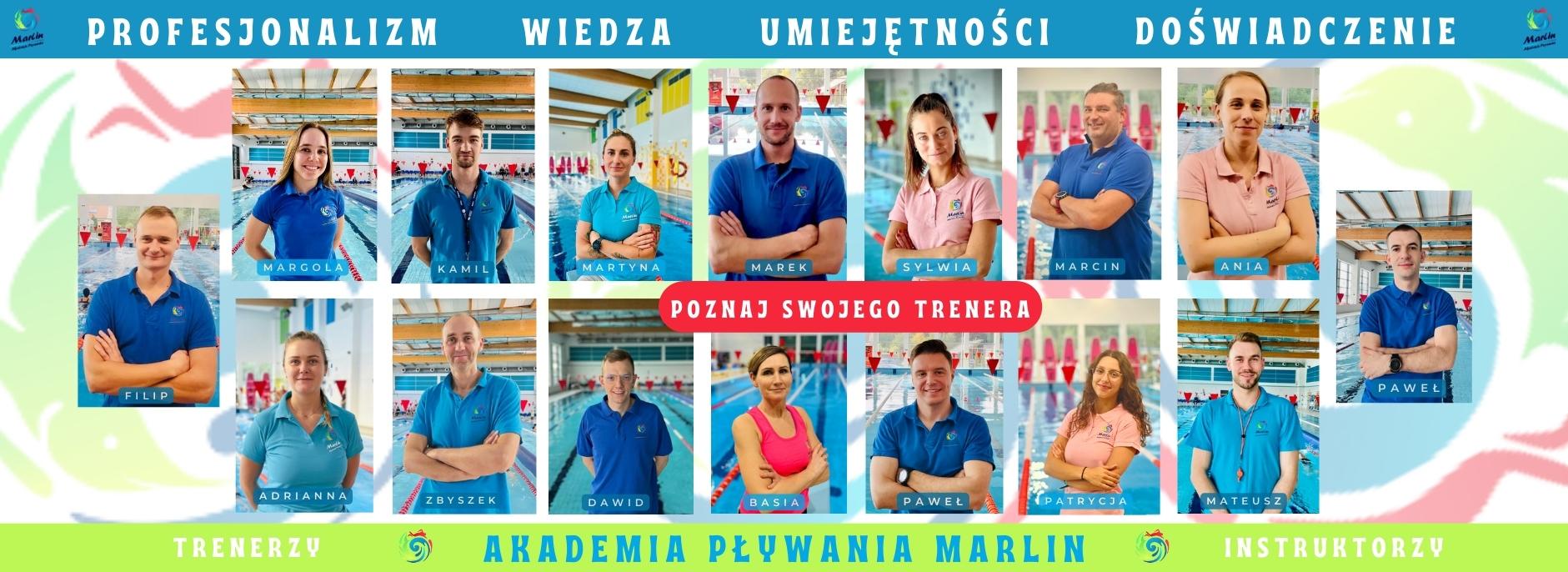 trenerzy i instruktorzy pływalni